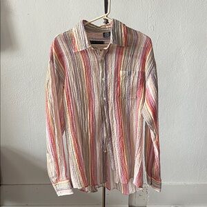 Positano Seer Sucker Shirt Mens XXL